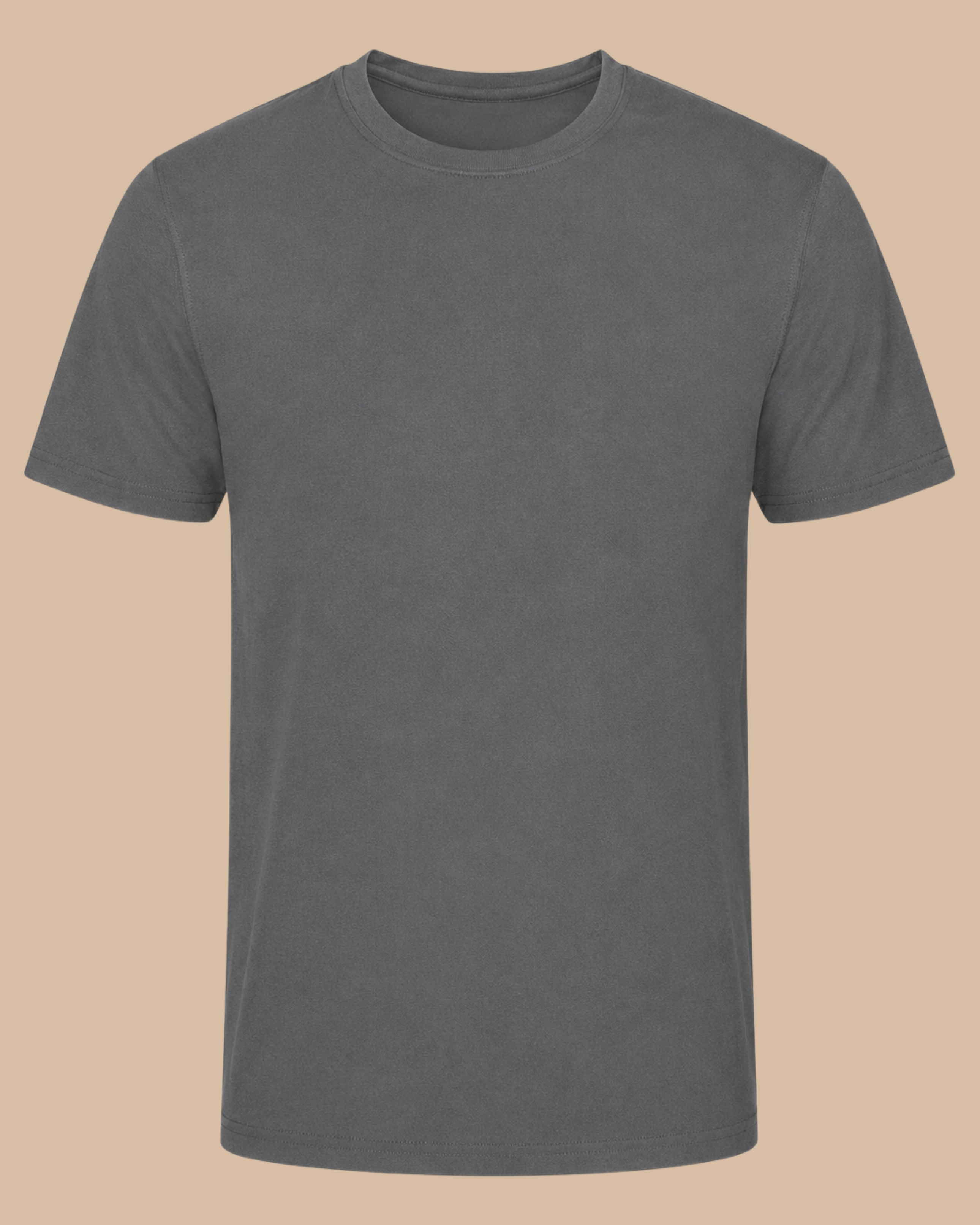 Charcoal grey unisex performance t-shirt from Pathfinder Printworks. Screen printers for teams, clubs, and businesses.